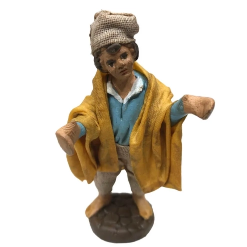 Pescatore vestito in stoffa 7 cm