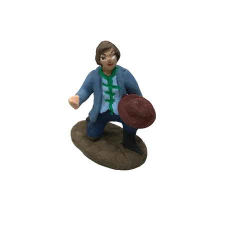 Mendicante in terracotta 4 cm