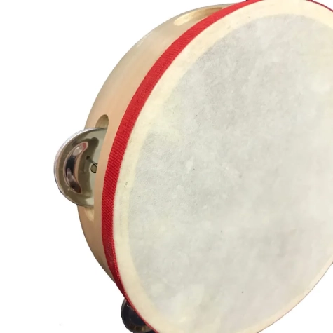 Set da 3 Tamburelli in ecopelle 10cm 14cm 18cm 2