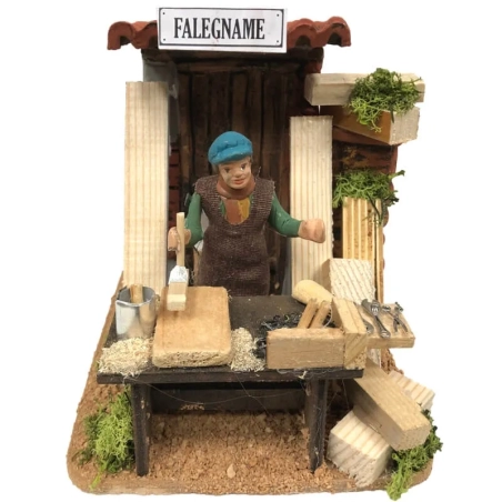 Falegname in movimento 10 cm