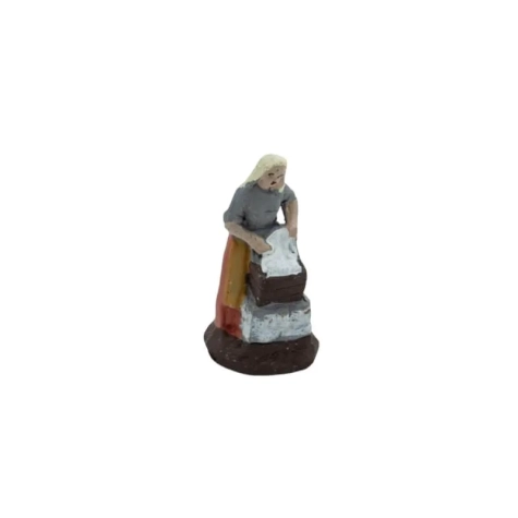 Lavandaia in terracotta 2 cm
