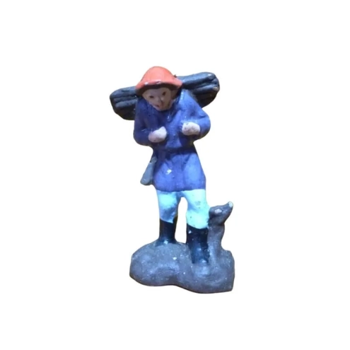 Boscaiolo in terracotta 2 cm
