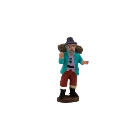 Boscaiolo in terracotta 4 cm