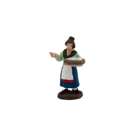 Pescivendola in terracotta 4 cm