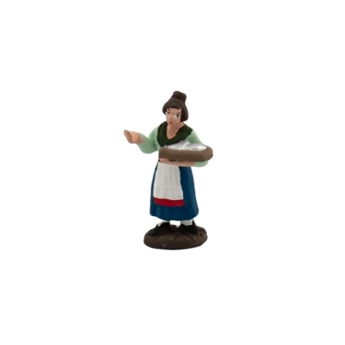 Pescivendola in terracotta 4 cm