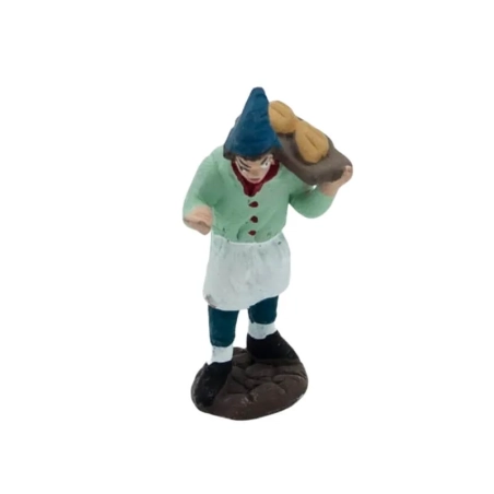 Pescivendolo in terracotta 4 cm