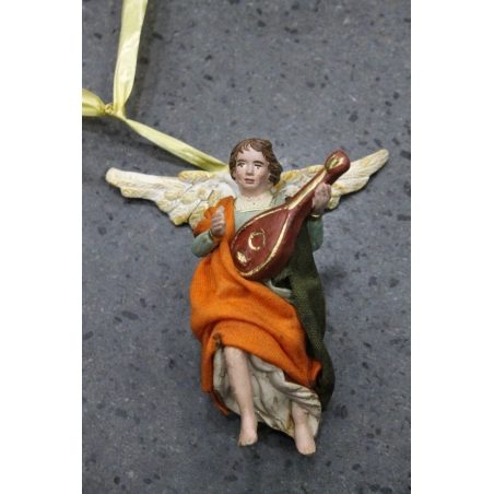 Angelo figura vestita in stoffa 10 cm |Pastori napoletani del presepe