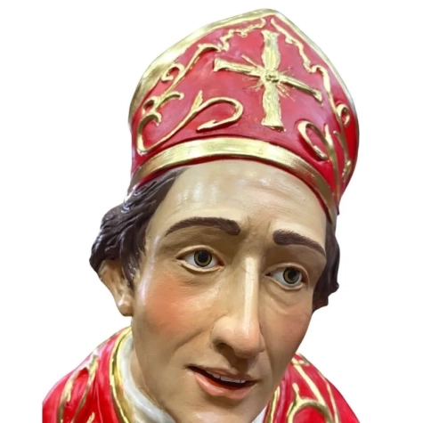 Busto di San Gennaro con occhi in vetro 40 cm 2
