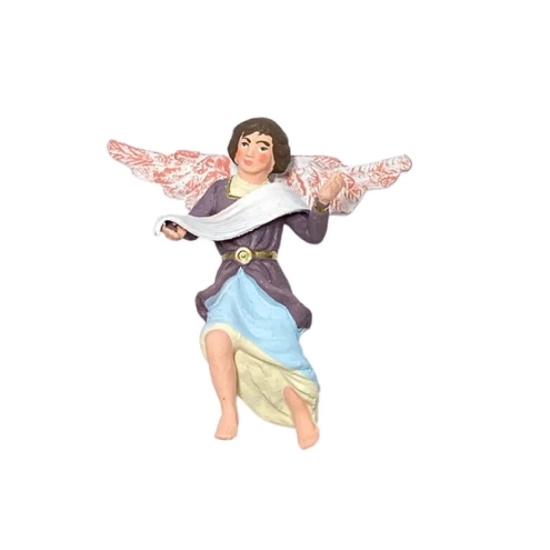 Angelo con fascia in terracotta 10 cm