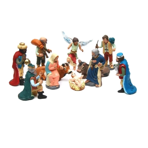 Natività completa in terracotta 7 cm