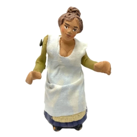 Donna seduta 10 cm con braccio  e busto in movimento