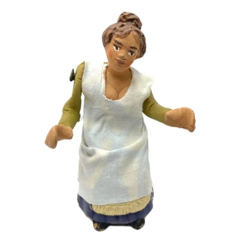 Donna seduta 10 cm con braccio  e busto in movimento