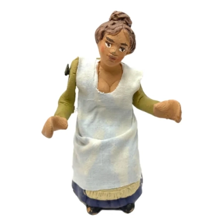 Donna seduta 10 cm con braccio  e busto in movimento