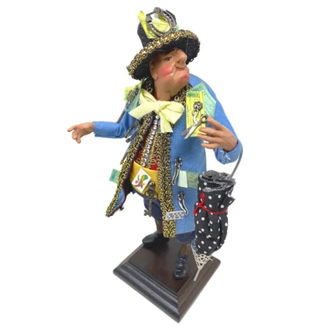 Gobbo scio scio vestito colorato 23 cm