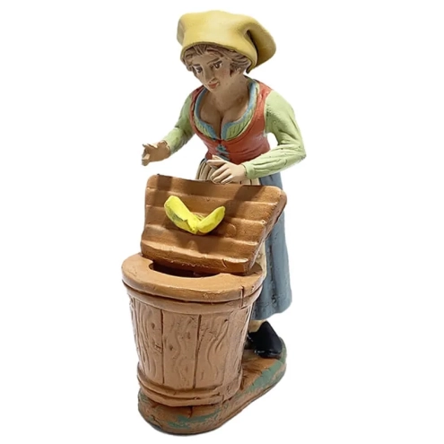 Lavandaia in terracotta 12 cm