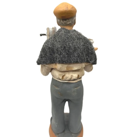 Statuina di Eduardo De Filippo in terracotta 15 cm 2