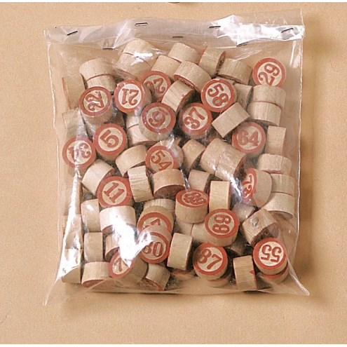 Numeri in legno per tombola
