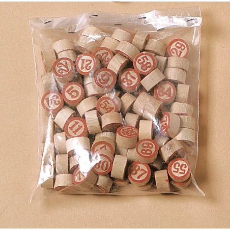 Numeri in legno per tombola