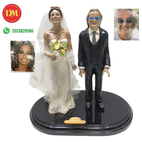 Statuina sposi personalizzata 25 cm