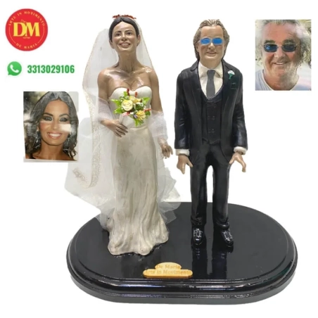 Statuina sposi personalizzata 25 cm