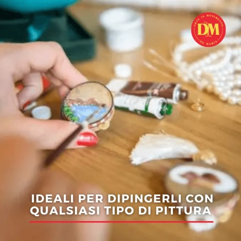 Tamburello in vera pelle da 8 cm