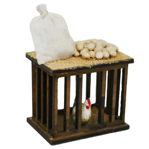 Bancarella dell'ovaiola per pastori da 10 cm