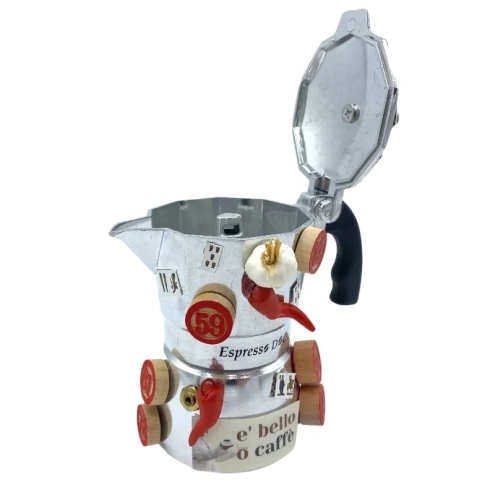 Caffettiera moka reale idea regalo 18 cm