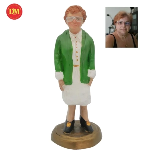 Statuina con il tuo volto da 15 cm