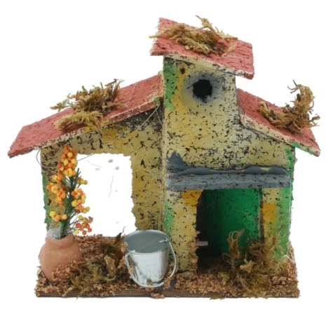 Casolare in sughero con stalla 12 cm