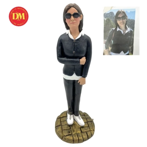 Statuina con il tuo volto da 15 cm
