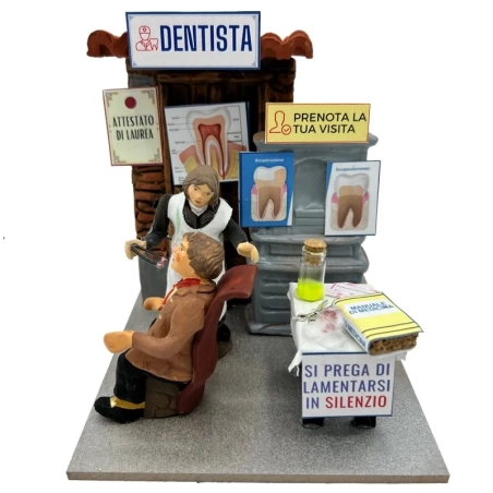Studio Dentista donna in movimento 10 cm