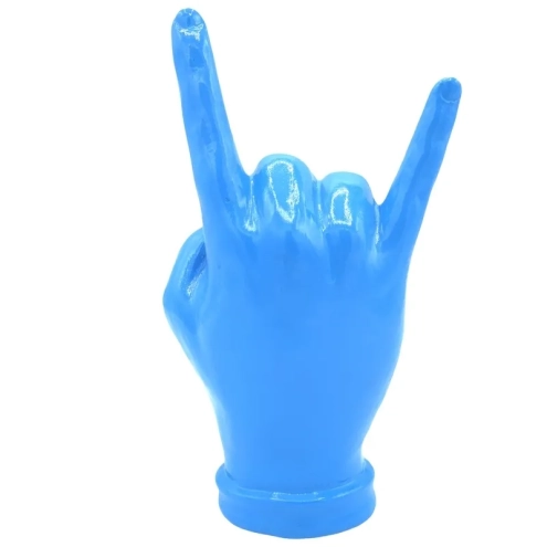 Corna mano bianco in ceramica 16 cm