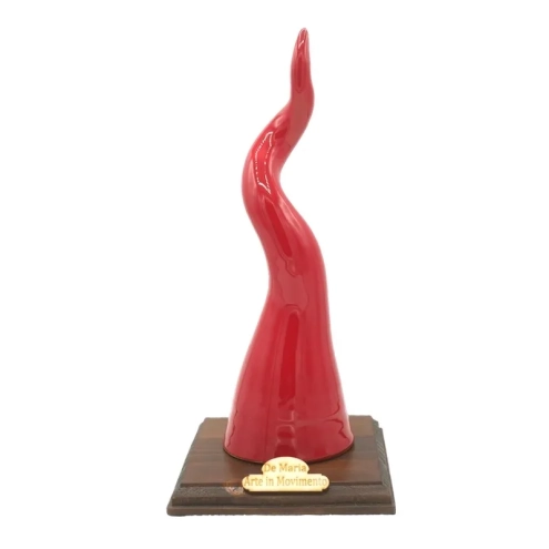 Cornetto napoletano in ceramica da tavolo 15 cm
