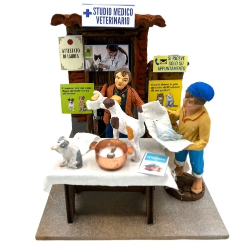 Veterinario Uomo in movimento 10 cm