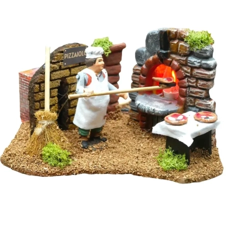 Pizzaiolo in movimento 10 cm