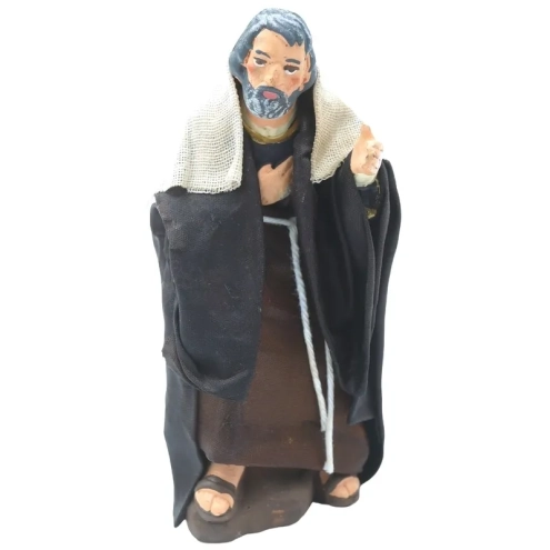 San Giuseppe vestito in stoffa 10 cm