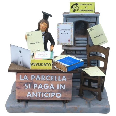 Studio Avvocato donna 10 cm