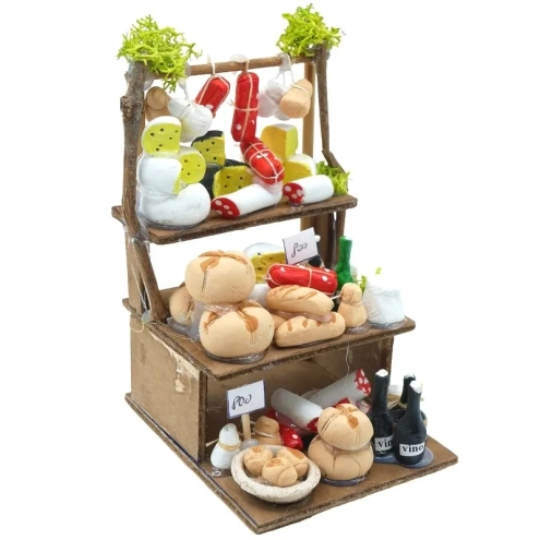 Bancarella dei salumi per pastori da 10 cm