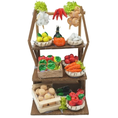Bancarella del fruttivendolo per pastori da 10  a 12 cm