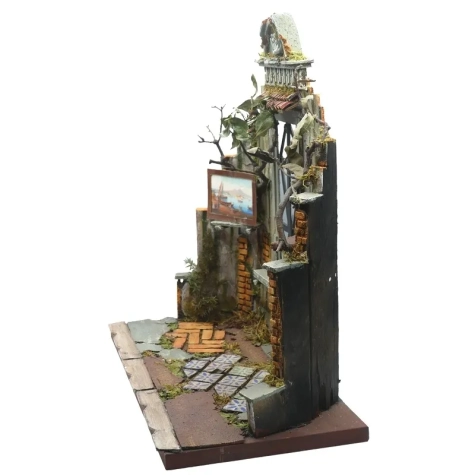 Tempio presepe stile 700 per pastori da 12 a 20 cm 2
