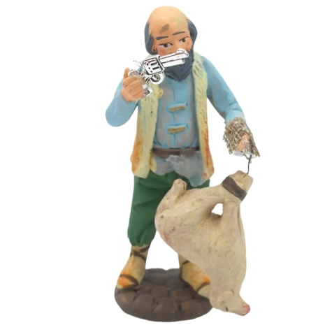 Cacciatore in terracotta 10 cm 2