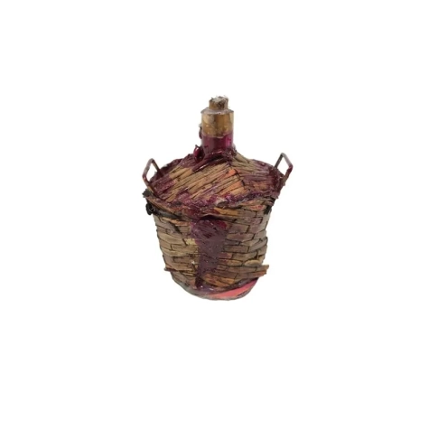Damigiana di vino per statuine da 7 a 10 cm