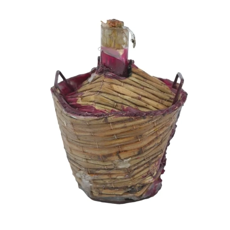 Damigiana con vino per statuine da 10 a 12 cm