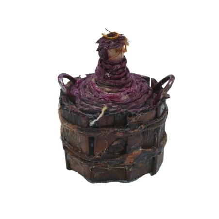 Damigiana con vino per statuine da 10 a 12 cm