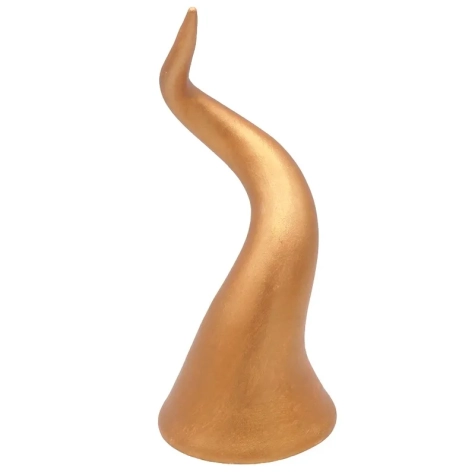 Corno in ceramica da tavolo rame 15 o 20 cm
