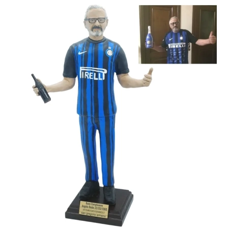 Statuina con il tuo volto da 50 cm