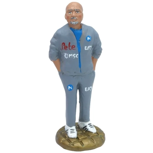 Statuetta Luciano Spalletti in terracotta 17 cm
