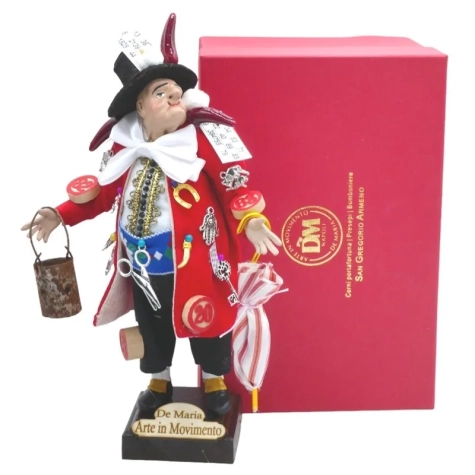 Gobbo scio scio vestito rosso 22 cm 2