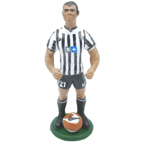 Statuetta Zidane Juventus in terracotta 17 cm