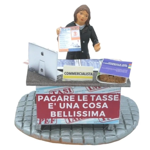 Commercialista donna 10 cm